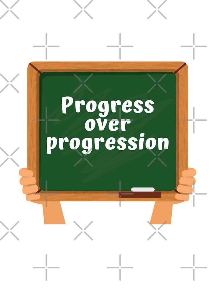 Motivational Progress Over Perfection Back To School Teacher by Water Flick T-Shirts, Hoodie, Sweatshirt (Image 3)