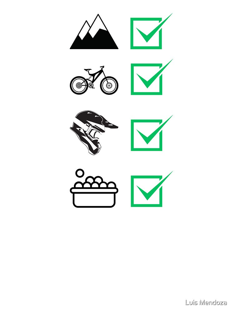 MTB Essentials Checklist by lumen2a T-Shirts, Hoodie, Sweatshirt | BlankRebels.com (Image 3)