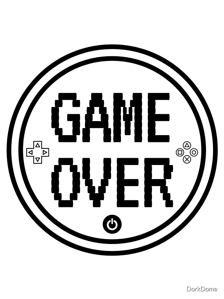 Game Over Control Pad Power by DorkDome T-Shirts, Hoodie, Sweatshirt | BlankRebels.com (Image 3)