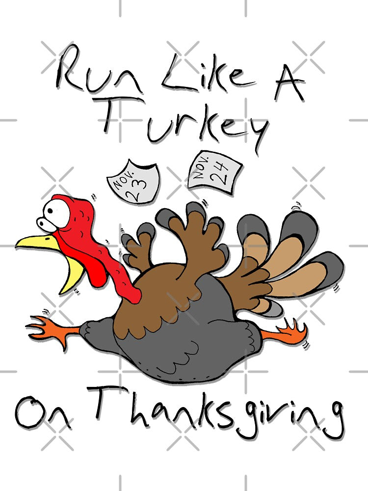Run Like A Turkey On Thanksgiving - Funny Turkey by HumbleShirt T-Shirts, Hoodie, Sweatshirt | BlankRebels.com (Image 3)