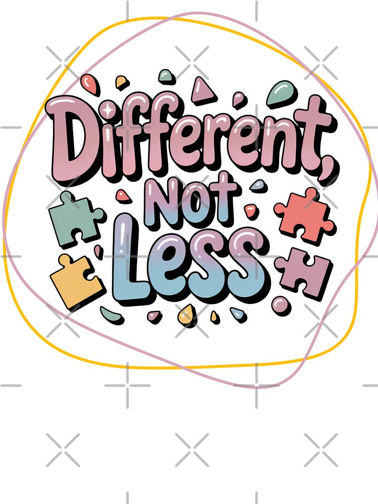 Different, Not Less – Empowering Neurodivergent Design, Colorful Gift by ZIPsketch T-Shirts, Hoodie, Sweatshirt (Image 3)