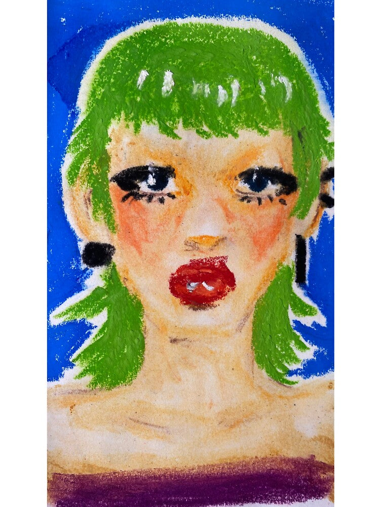 green hair girl by nudle-soup T-Shirts, Hoodie, Sweatshirt | BlankRebels.com (Image 3)