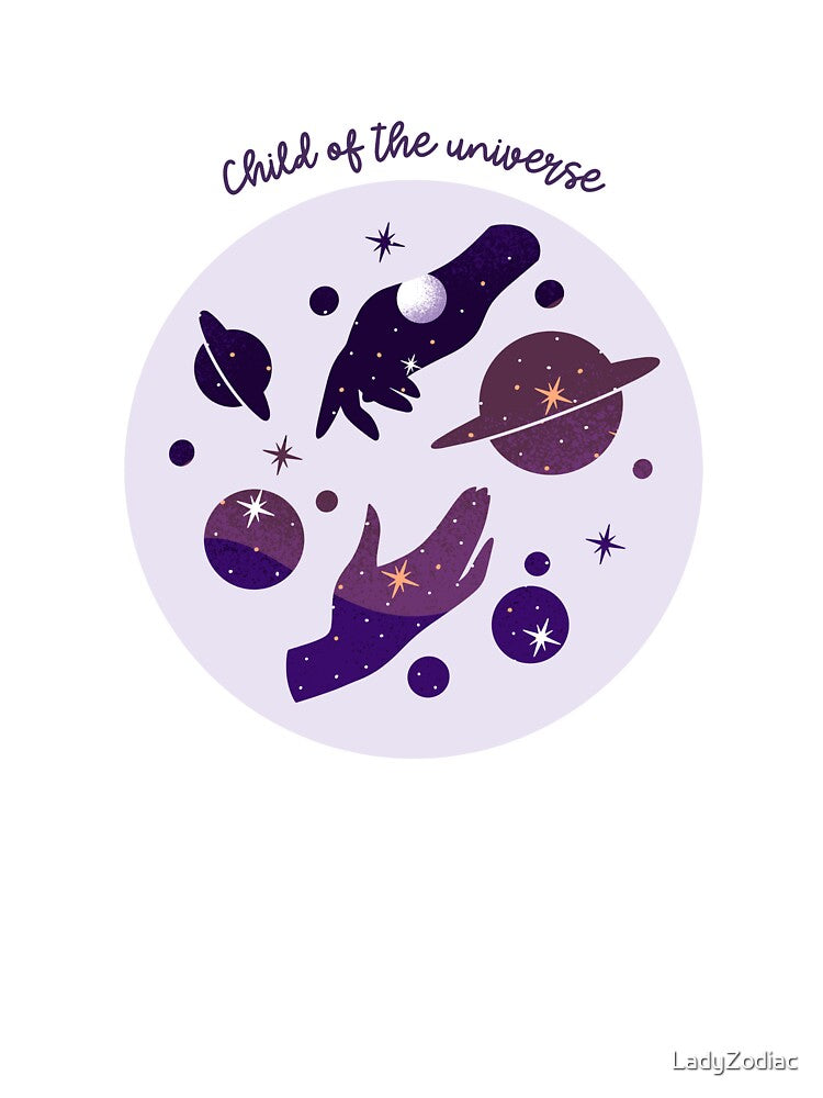 Purple Dreams Galaxy Child of the Universe by LadyZodiac T-Shirts, Hoodie, Sweatshirt | BlankRebels.com (Image 3)