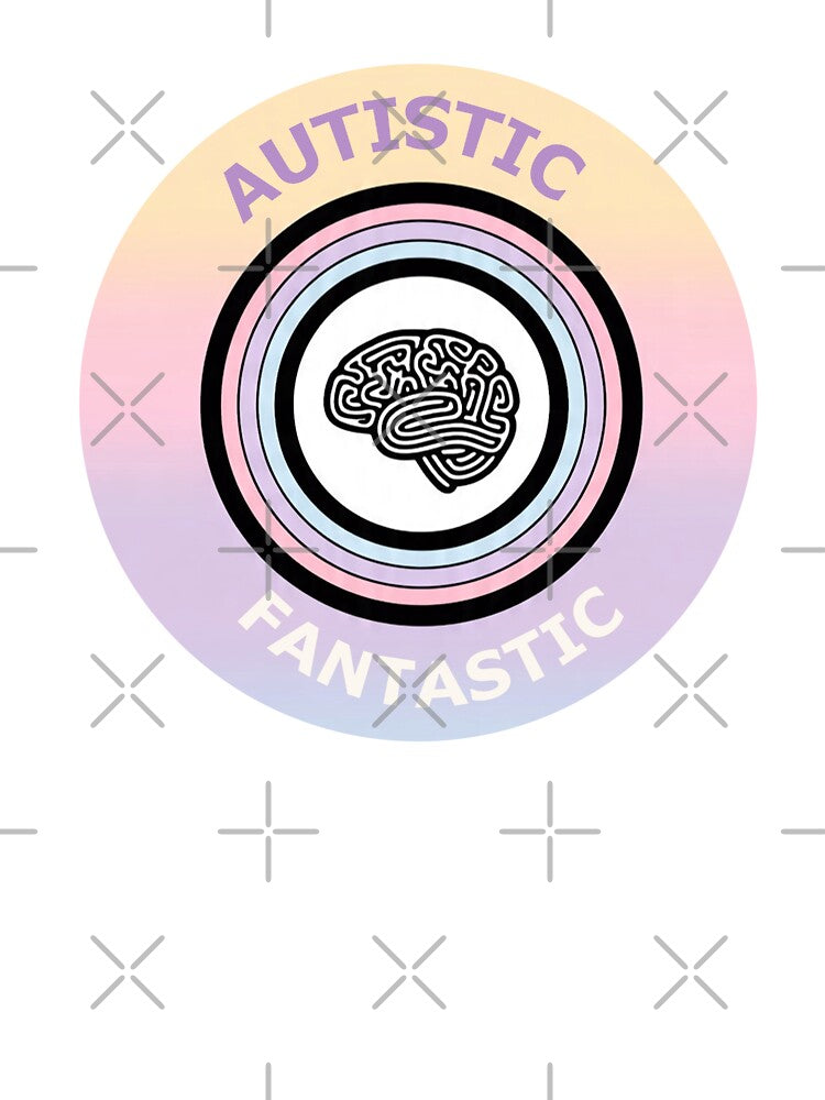 Autistic Fantastic Neurodiversity Pride Badge by PixelQ T-Shirts, Hoodie, Sweatshirt | BlankRebels.com (Image 3)