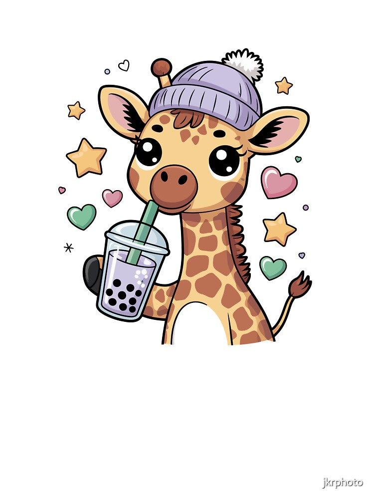 giraffe with bubble tea by jkrphoto T-Shirts, Hoodie, Sweatshirt | BlankRebels.com (Image 3)