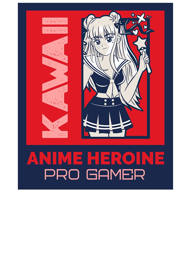 Anime Heroine, Pro Gamer by SuperstyleTees T-Shirts, Hoodie, Sweatshirt | BlankRebels.com (Image 3)