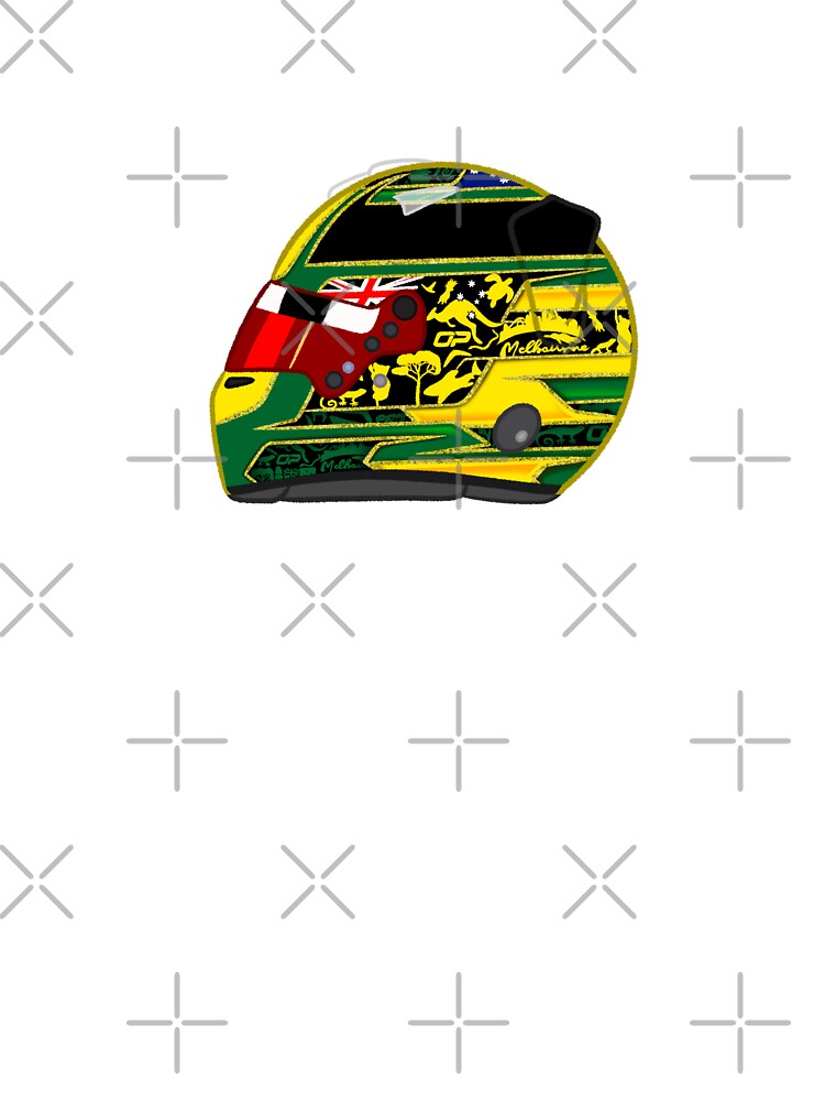 Oscar Piastri 2025 Australia Helmet by OriDraws