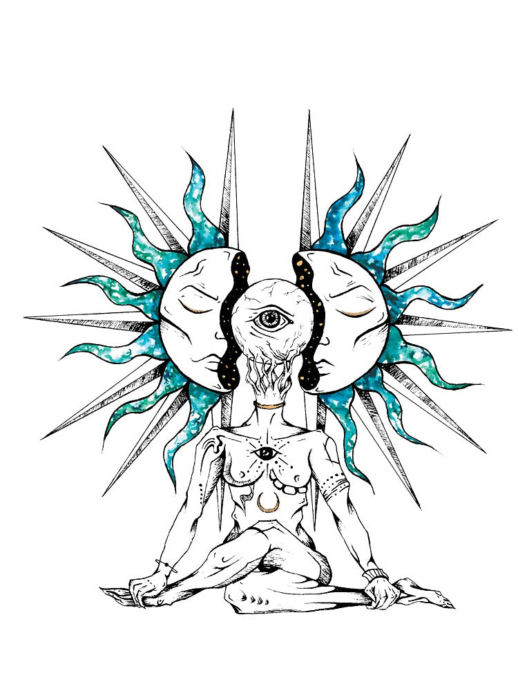 Eye of the Sun Goddess by TaeMilis T-Shirts, Hoodie, Sweatshirt | BlankRebels.com (Image 3)