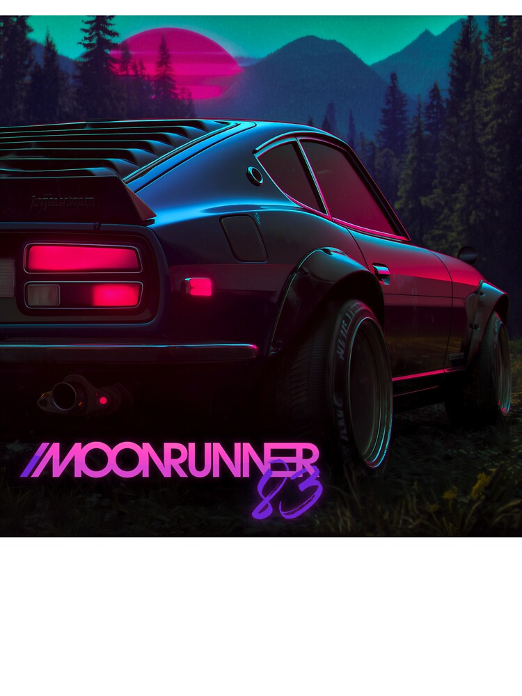 Moonrunner83 Synthwave Datsun Night Drive T-Shirts, Hoodie, Sweatshirt