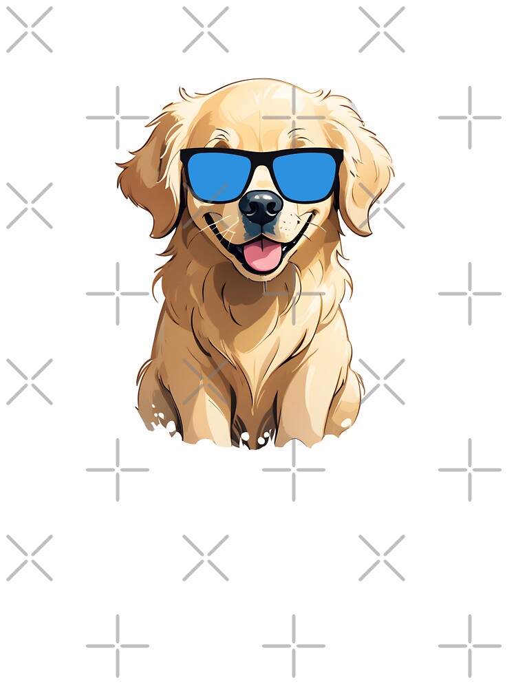 Golden Retriever Wearing Sunglasses by TheAnimalZ00 T-Shirts, Hoodie, Sweatshirt | BlankRebels.com (Image 3)