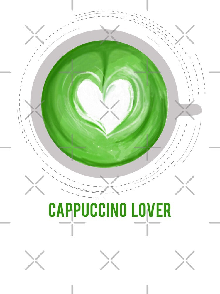 Cappuccino Lover Green by Binod Kashyap T-Shirts, Hoodie, Sweatshirt | BlankRebels.com (Image 3)
