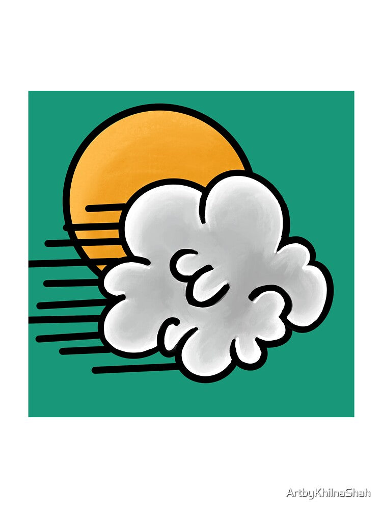 Sun and Cloud by ArtbyKhilnaShah T-Shirts, Hoodie, Sweatshirt | BlankRebels.com (Image 3)