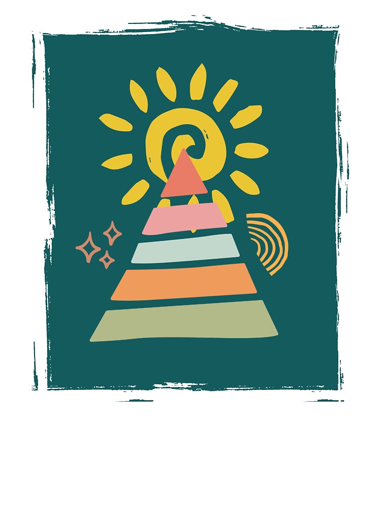 Hand drawn Abstract Pyramid by DifferArt T-Shirts, Hoodie, Sweatshirt | BlankRebels.com (Image 3)
