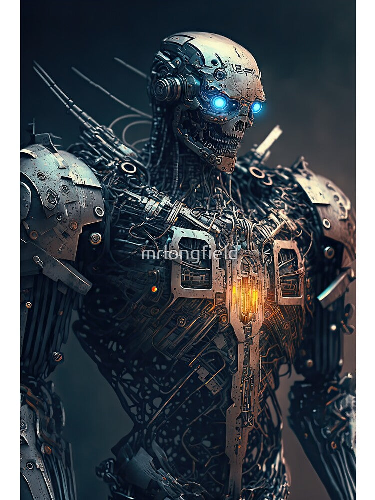 Sci-fi robot by mrlongfield T-Shirts, Hoodie, Sweatshirt | BlankRebels.com (Image 3)