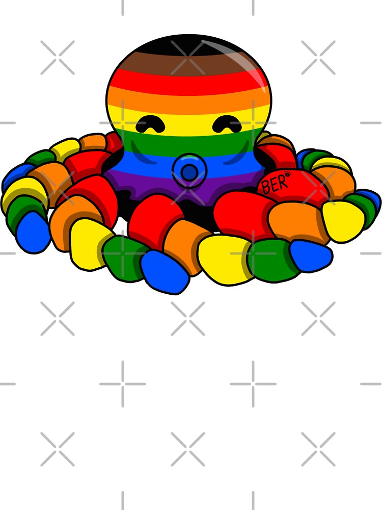 POC Pride Fidget Octopus by SentABear T-Shirts, Hoodie, Sweatshirt | BlankRebels.com (Image 3)