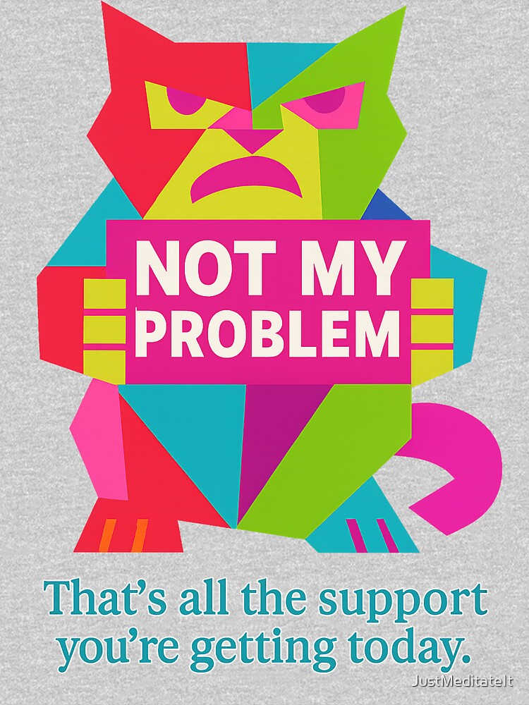 Not Your Circus – Hoodie and T-Shirt for Remote Workers | Sarcastic Humor Style by JustMeditateIt Sweatshirt (Image 2)