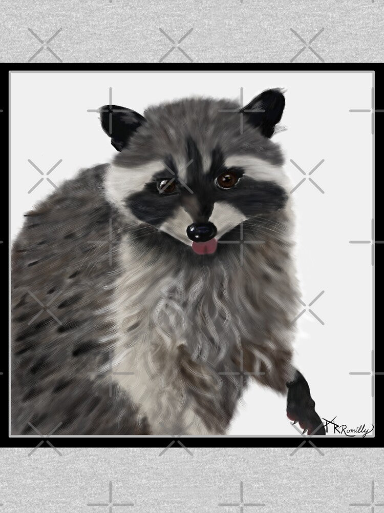 Raccoon Portrait by Deromilly T-Shirts, Hoodie, Sweatshirt | BlankRebels.com (Image 2)