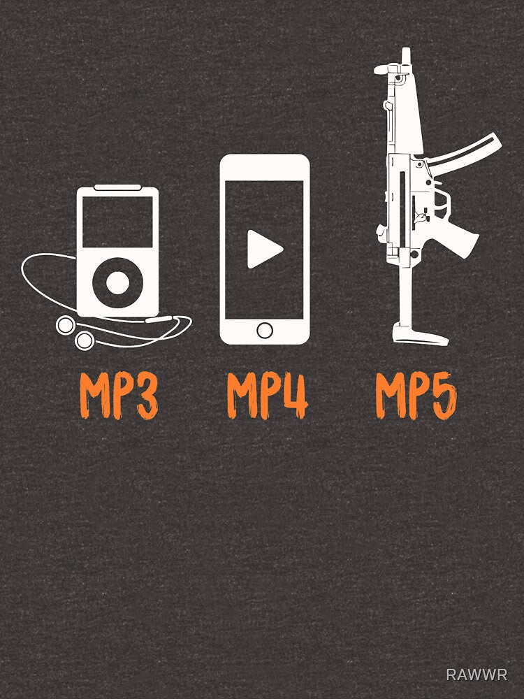 Funny Nerd Evolution Gamer Shirt: MP3 MP4 MP5 by RAWWR Hoodie, Sweatshirt | BlankRebels.com (Image 3)