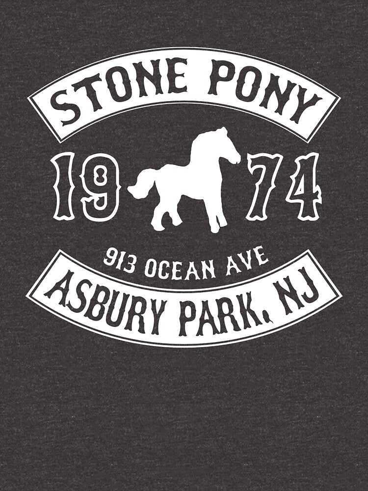 Stone Pony 1974 (white ink) by CarlAlpine T-Shirts, Hoodie, Sweatshirt | BlankRebels.com (Image 2)