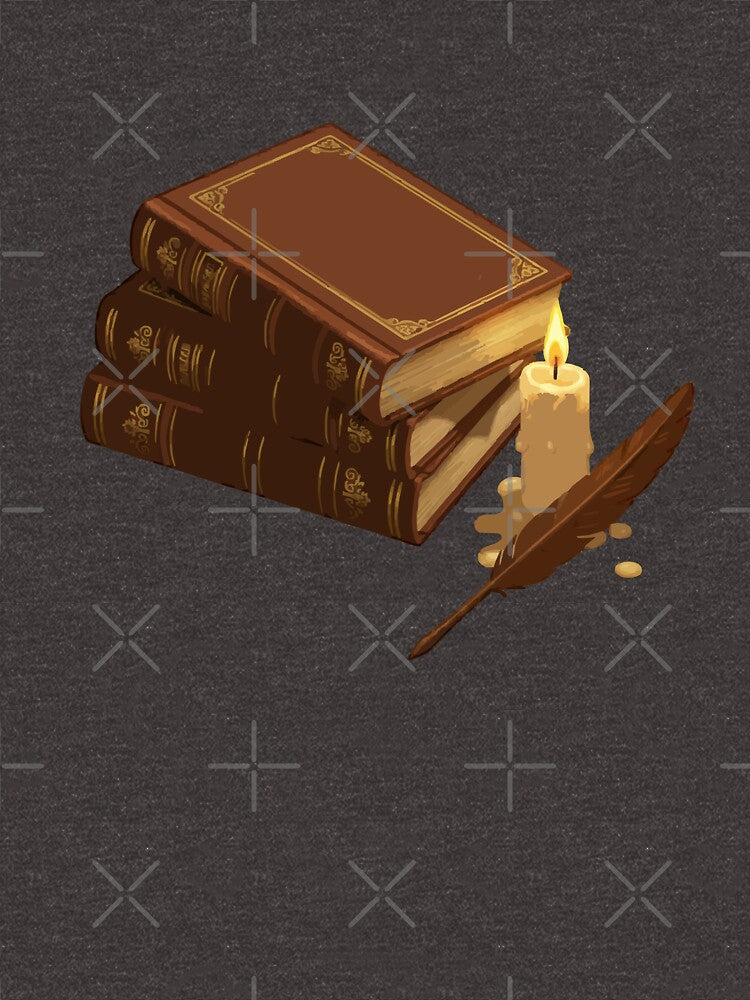 Dark Academia Vintage Book Art by moni50 T-Shirts, Hoodie, Sweatshirt | BlankRebels.com (Image 3)