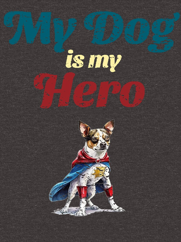 My Dog Is My Hero (Small Dog Version) - Dog Lovers Tees by GVRDesign Hoodie, Sweatshirt | BlankRebels.com (Image 3)