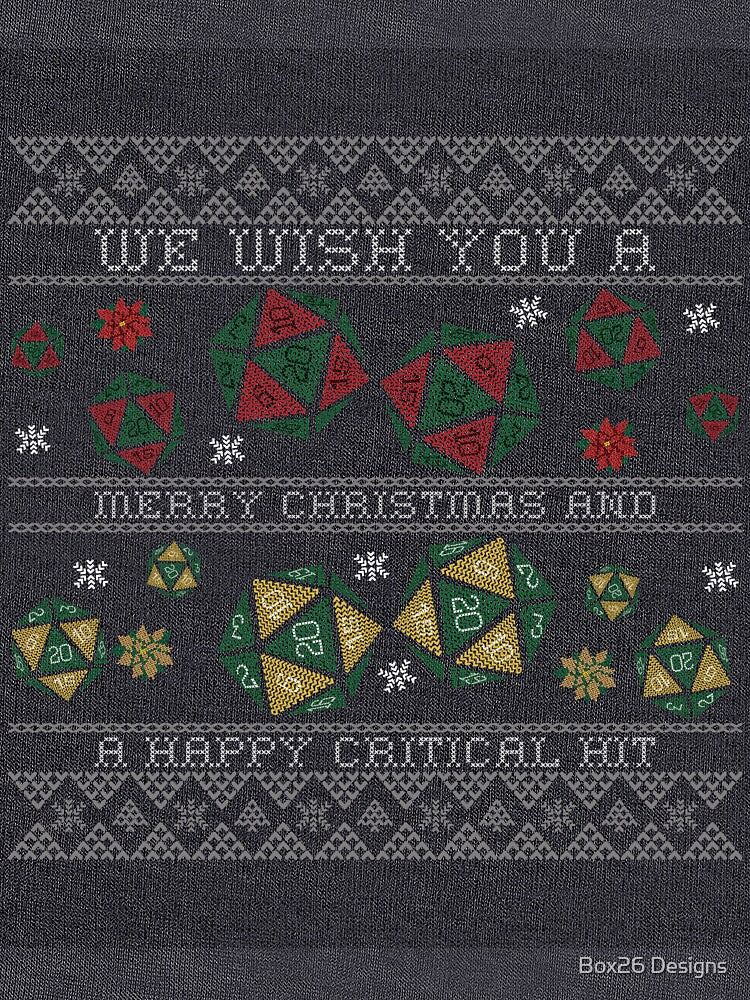 Ugly Christmas Critical Hit by Box26 Designs T-Shirts, Hoodie, Sweatshirt | BlankRebels.com (Image 3)