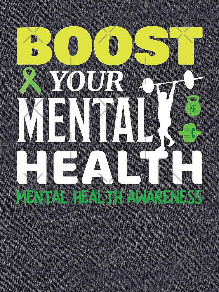 Mental Health Awareness - Boost Your Mental Health With Sweat by OwlCanvas T-Shirts, Hoodie, Sweatshirt (Image 3)
