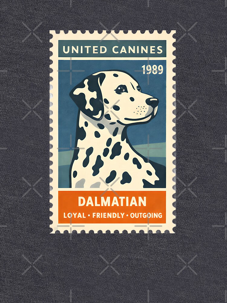 Vintage Dalmatian Postage Stamp Art by postmarkpaw T-Shirts, Hoodie, Sweatshirt | BlankRebels.com (Image 3)