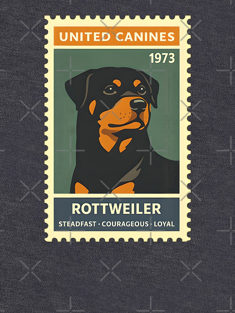 Vintage Rottweiler Postage Stamp Art by postmarkpaw T-Shirts, Hoodie, Sweatshirt | BlankRebels.com (Image 3)