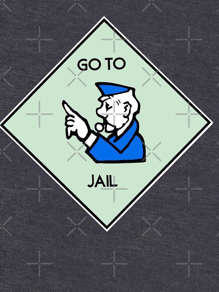 Go to Jail Game Board Image For Game Night by RstyBcktWkshp T-Shirts, Hoodie, Sweatshirt | BlankRebels.com (Image 3)