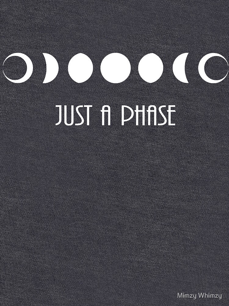 "Just a phase" moon phases by Mimzy Whimzy T-Shirts, Hoodie, Sweatshirt | BlankRebels.com (Image 3)