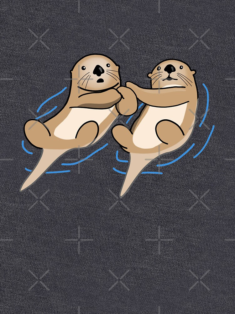 Otters Caught Holding Hands by squirrelpapa T-Shirts, Hoodie, Sweatshirt | BlankRebels.com (Image 3)