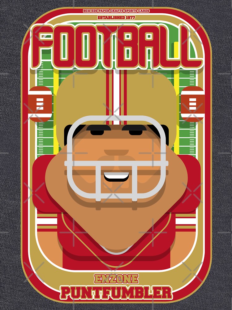 American Football Red and Gold - Enzone Puntfumbler - Seba version by boxedspaper T-Shirts, Hoodie, Sweatshirt (Image 3)