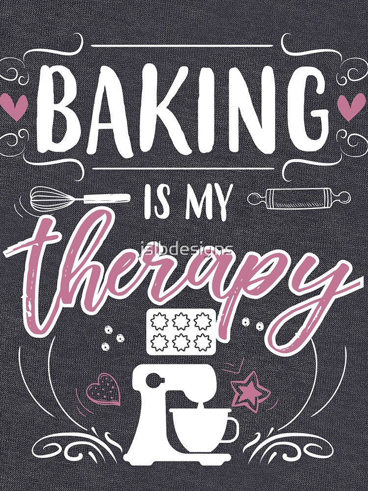 Baking Is My Therapy by jslbdesigns T-Shirts, Hoodie, Sweatshirt | BlankRebels.com (Image 3)