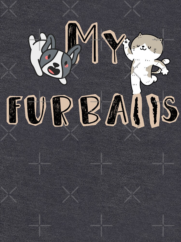 My Furballs Cute Dog and Cat Lover Design | My Pet Shirt by HOUSE OF TIST Hoodie, Sweatshirt | BlankRebels.com (Image 3)
