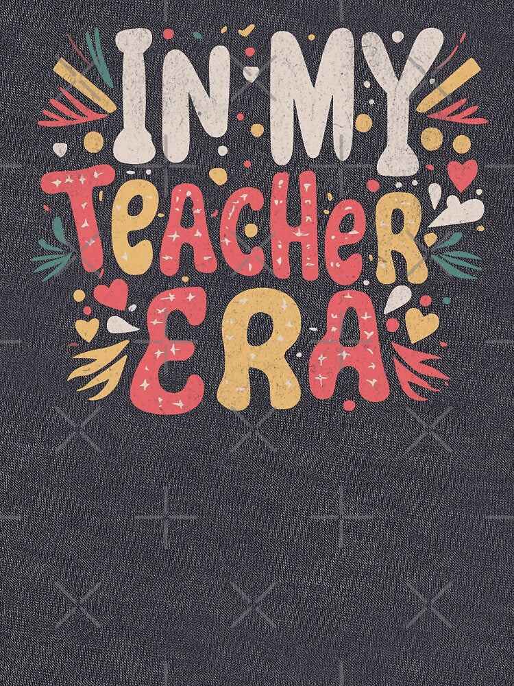 In My Teacher Era Groovy Teacher Gift by Beanster-nl T-Shirts, Hoodie, Sweatshirt | BlankRebels.com (Image 3)