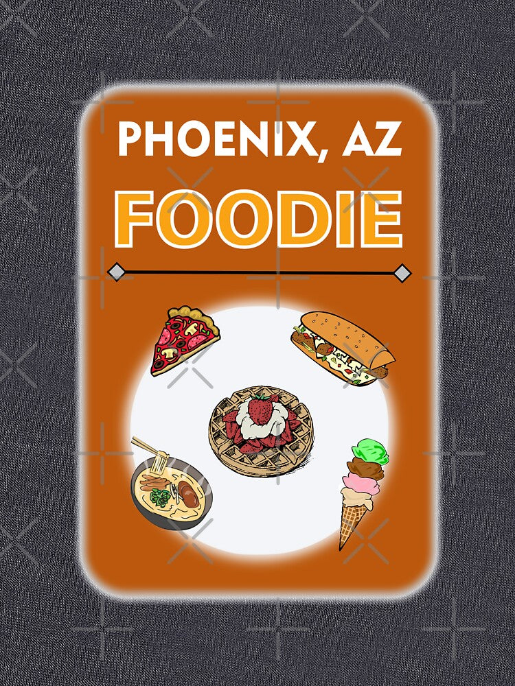 Phoenix, AZ Foodie - Desert Brown Background by ThisNThatImages T-Shirts, Hoodie, Sweatshirt | BlankRebels.com (Image 3)