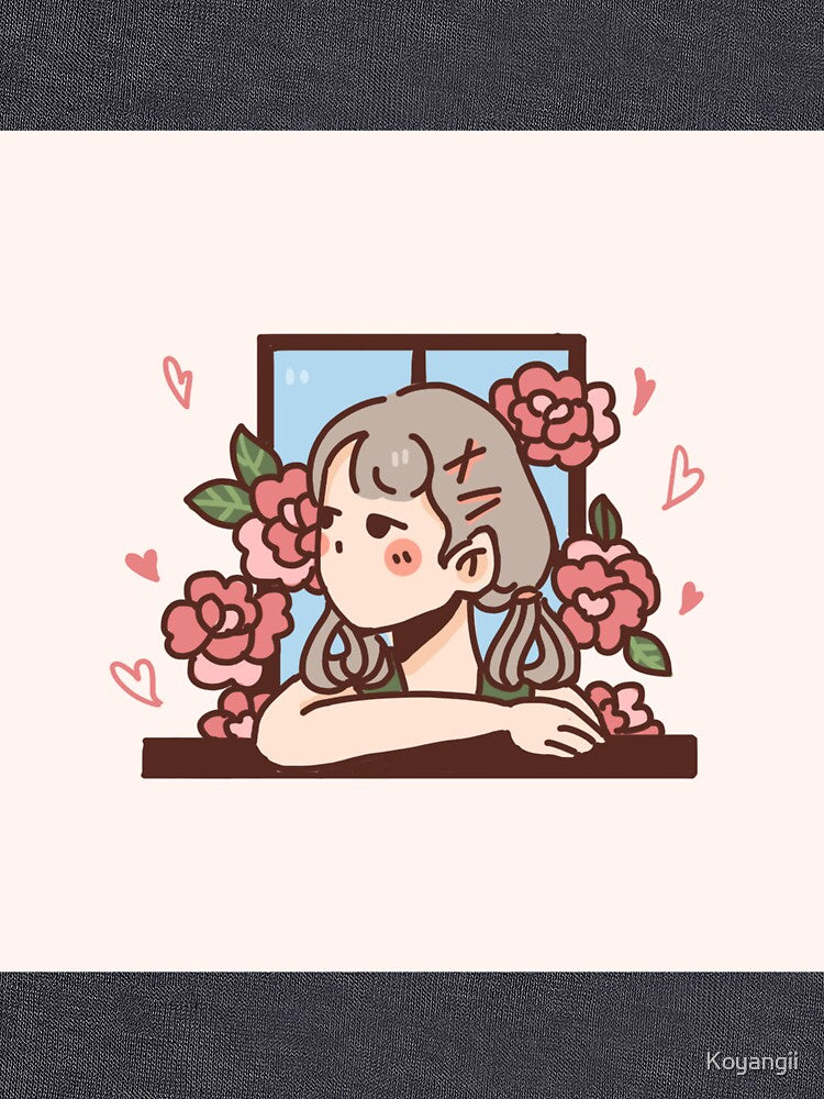 Girl By The Window by Koyangii T-Shirts, Hoodie, Sweatshirt | BlankRebels.com (Image 3)