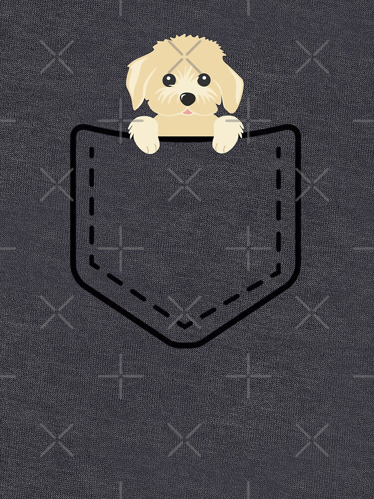 Golden retriever peeking from fake pocket by PERsonalthreads T-Shirts, Hoodie, Sweatshirt | BlankRebels.com (Image 3)