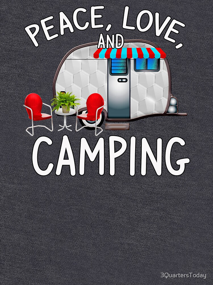 Peace, Love and Camping - Cool Camping Stuff by 3QuartersToday T-Shirts, Hoodie, Sweatshirt | BlankRebels.com (Image 3)