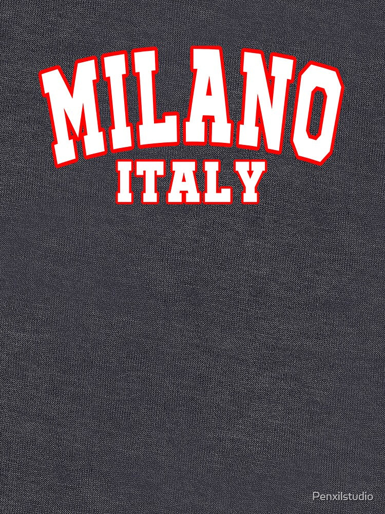 Milano 1990 Sweatshirt Red by Penxilstudio