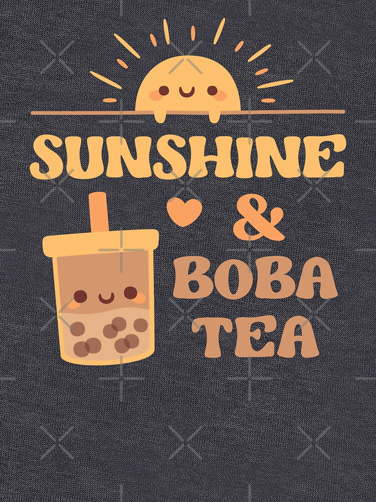 Cute Love Sunshine And Boba Tea by rustydoodle T-Shirts, Hoodie, Sweatshirt | BlankRebels.com (Image 3)