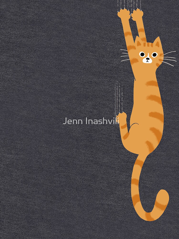 Orange Tabby Cat Hanging Funny Striped Cat T-Shirts, Hoodie, Sweatshirt