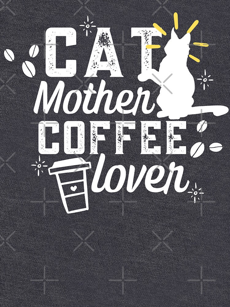 Cat Mother Coffee Lover by aoichan3939 T-Shirts, Hoodie, Sweatshirt | BlankRebels.com (Image 3)