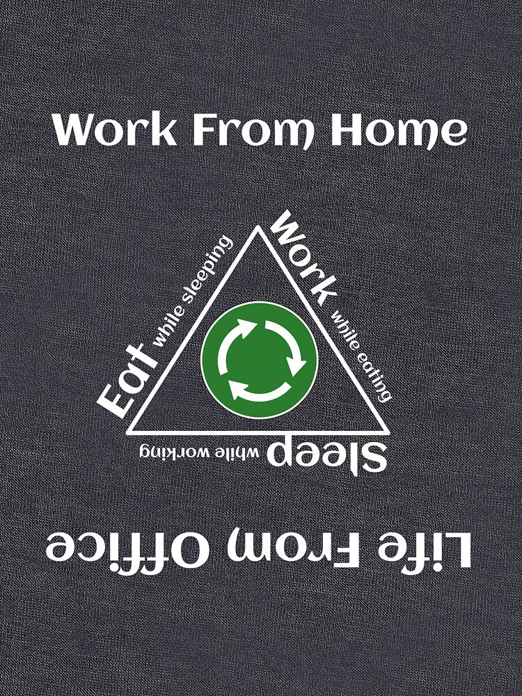 Work From Home by SpiritualMonk T-Shirts, Hoodie, Sweatshirt | BlankRebels.com (Image 3)