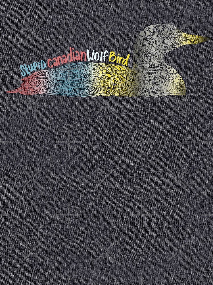 Stupid Canadian Wolf Bird — Heated Rivalry Jersey Colors by maddiemak96 T-Shirts, Hoodie, Sweatshirt (Image 3)