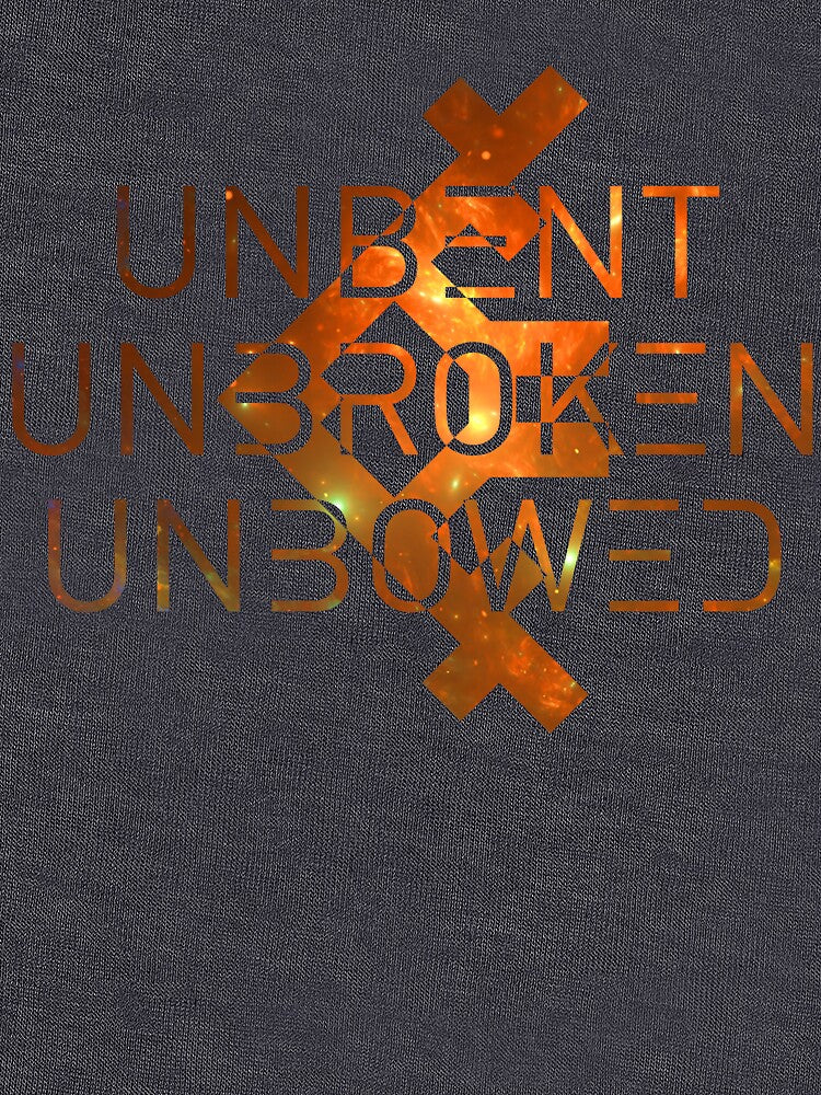 Unbent Unbroken Unbowed (Warm Toned Space Print) by ThemisMorze T-Shirts, Hoodie, Sweatshirt | BlankRebels.com (Image 3)