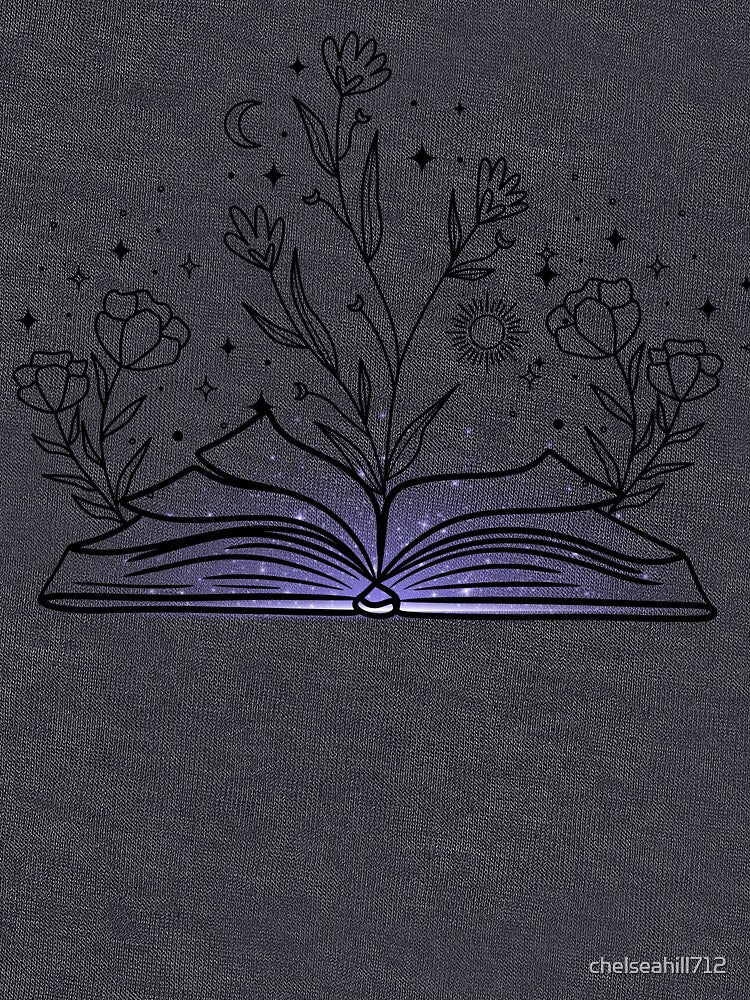 Floral Book Magic | TopsNTangles by chelseahill712 T-Shirts, Hoodie, Sweatshirt | BlankRebels.com (Image 3)