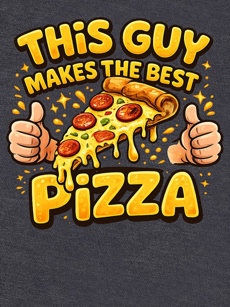 This Guy Makes the Best Pizza – Funny Pizza Lover Cartoon Design by JerryBahama T-Shirts, Hoodie, Sweatshirt (Image 3)