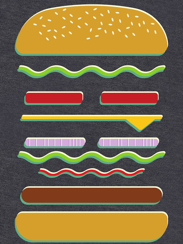 Deconstructed Burger by VirtualFaries T-Shirts, Hoodie, Sweatshirt | BlankRebels.com (Image 3)